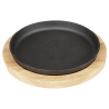 Rund gjutjärnsplatta - Ø254 mm
