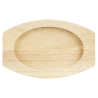 Valurautainen soikea lautanen - 210x120 mm