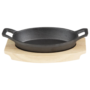 Bräda för Oval Tallrik i Gjutjärn - 210x120 mm