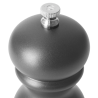 Harmaa puinen suola- tai pippurimylly - 125 mm