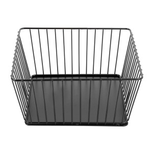 Metallisk Fyrkantig Korg 230 x 230 mm - Olympia