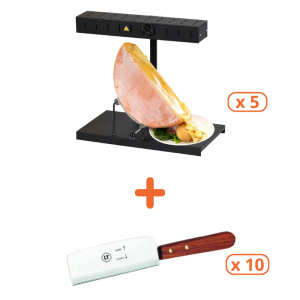 Pack Laitteet Raclette Alpage Basalte ja Veitset- Tellier