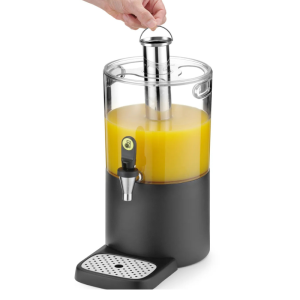 Fontän för fruktjuice UNIQ 4 L - Svart - HENDI