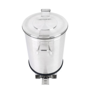 Rostfri soptunna med pedal - 100 L - Dynasteel