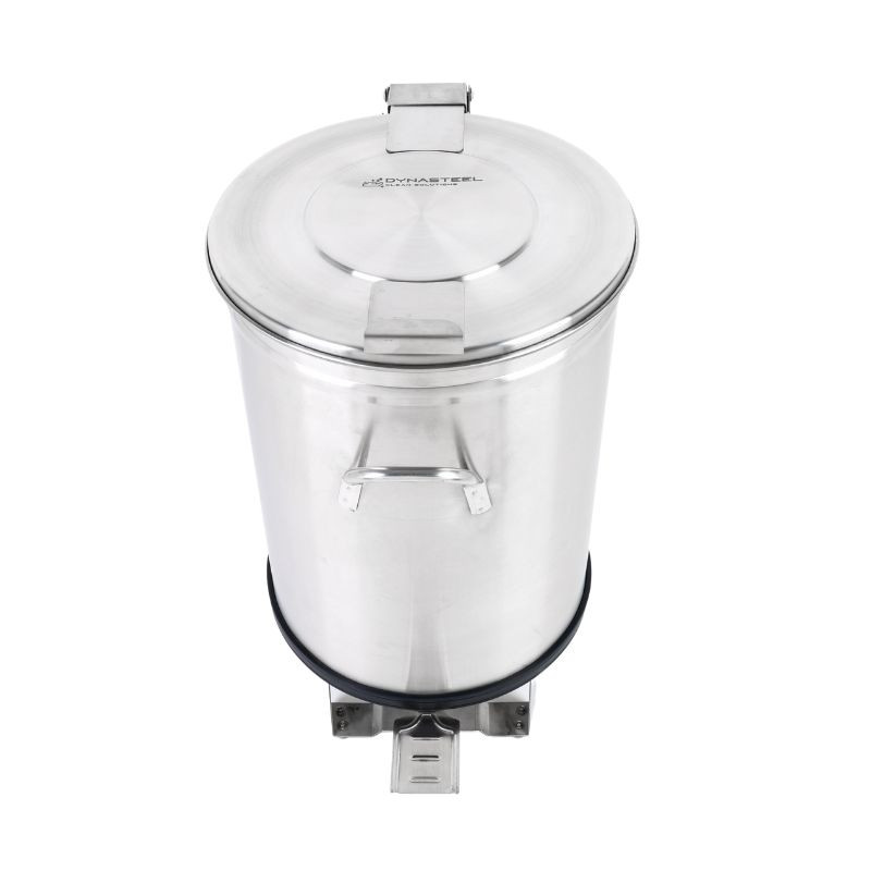 Rostfri soptunna med pedal - 100 L - Dynasteel