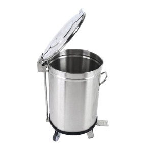 Ruostumaton teräspoljinroskakori - 100 L - Dynasteel