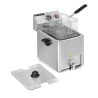Friteuse Professionnelle 8 L avec Vidange - Dynasteel