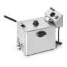 Friteuse Professionnelle 8 L avec Vidange - Dynasteel