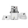 Friteuse Professionnelle 8 L avec Vidange - Dynasteel