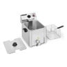 Friteuse Professionnelle 8 L avec Vidange - Dynasteel
