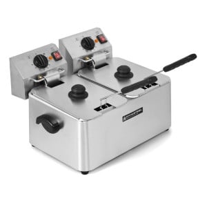 Ammattimainen rasvakeitin 2 x 4 L - Dynasteel