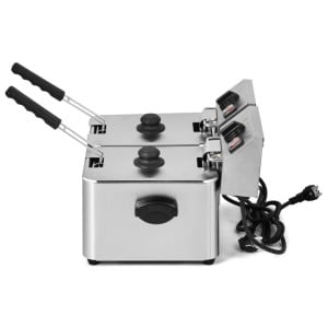 Ammattimainen rasvakeitin 2 x 4 L - Dynasteel