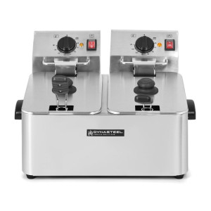 Professionell Fritös 2 x 4 L - Dynasteel
