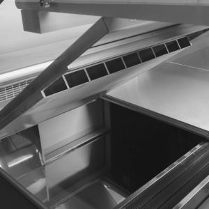 Vitrine de Service Premium avec Plan de Travail - 325 L