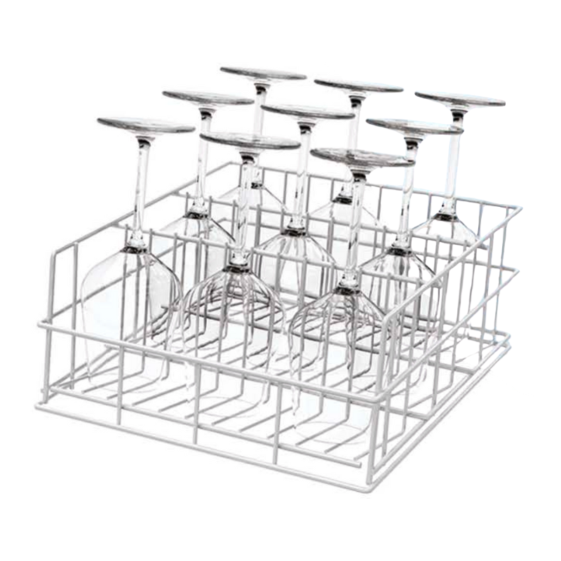 Lutande Korg - Vinglas - 3 Fack - 40 x 40 - Krupps Lutande Korg - Vinglas - 3 Fack - 40 x 40 - Krupps