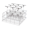Lutande Korg - Vinglas - 3 Fack - 40 x 40 - Krupps
