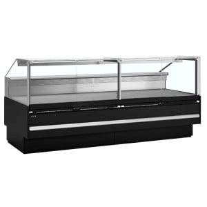 Vitrine Réfrigérée de Supermarché Noir - 627 L - TEFCOLD