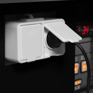 Svart stormarknadskyl - 947 L - TEFCOLD