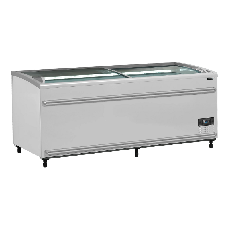 Réfrigeratori Pakastin Kupera Lasikansi - Valkoinen - 500 L - TEFCOLD