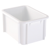 Rectangular Bin 15 L White