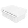 Suorakulmainen säiliö 25 L Valkoinen