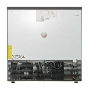 Takabaari Jääkaappi 2 Lasista Ovea - Musta Sisustus Dynasteel