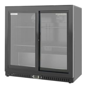 Takabaari Jääkaappi 212 L 2 Liukuovea Musta
