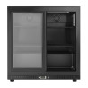 Refrigerated Back Bar 212 L 2 Sliding Doors Black