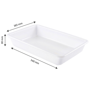 Bac Plat 10 L Valkoinen