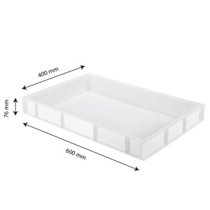 Bac A Patons 14L 600 x 400 Vit - Gilac