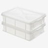 Demi Bac à Pâtons 9L Blanc - 400 x 300 mm - Gilac