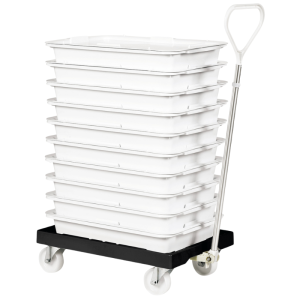 Socle Rouleur 4 Pyörivää Pyörää - Teräsrunko - Musta