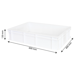 Bac à Pâtons - 600 x 400 x 130 mm - 23 L - Valkoinen