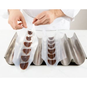 Platta Plattor Rostfritt stål - 350 x 300 mm - Matfer