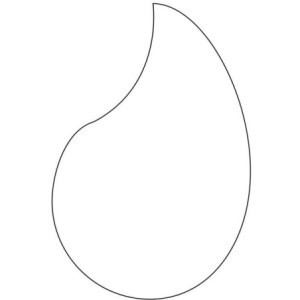 Découpoir Kommatecken i Polymer - 90 x 58 mm - Matfer