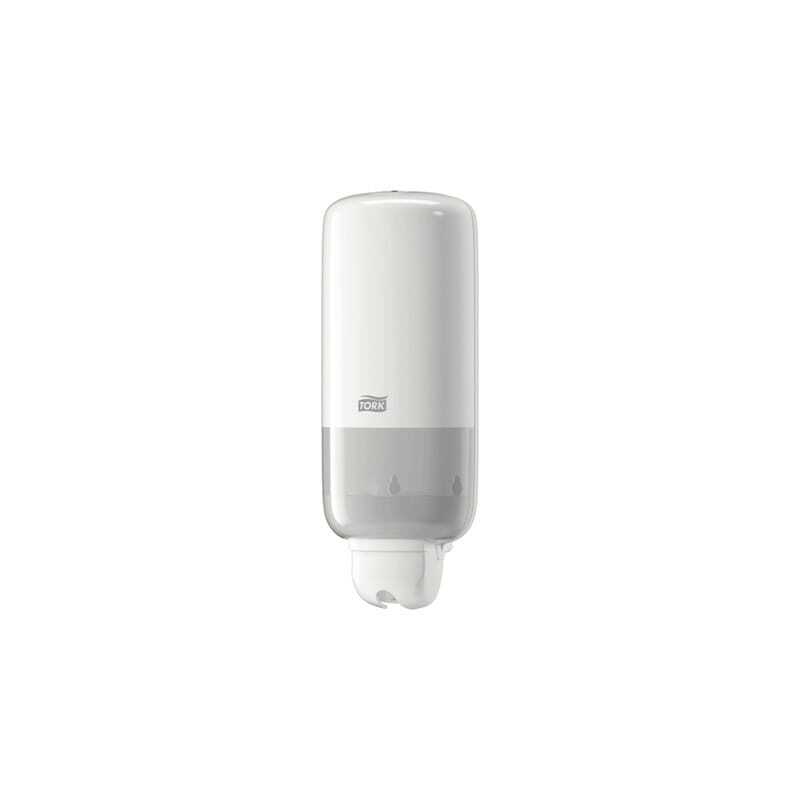 Distributör för vit flytande tvål Tork Elevation - Optimal hygien och modern design