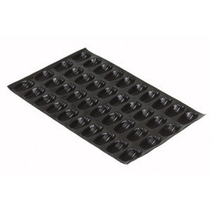 Madeleine-vuoka - 40 koloa - 78 x 47 mm - Matfer