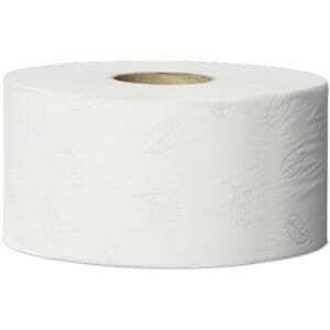 Toalettpapper mini jumbo advanced vit - 12-pack från Tork, ekonomiskt och effektivt.