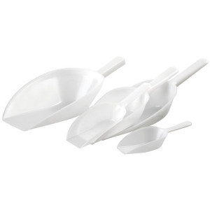 Polyetenskopa för mjöl - 187 mm - 0,125 L - Matfer