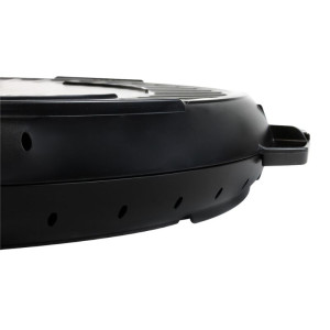 Uudelleenkäytettävä pyöreä laatikko - Ø 330 mm - Musta - 10 kpl - Gilac