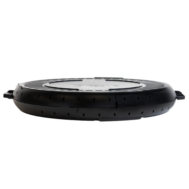 Reusable Round Box - Ø 330 mm - Black - Set of 10 - Gilac