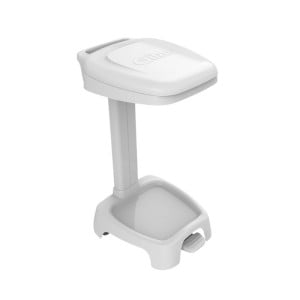 Tukiteline roskapussille valkoisella kannella - 120 L - Gilac