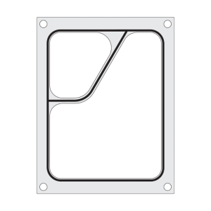 Colt Förseglingsmatris för Manuell Förseglare - 2 Fack - HENDI