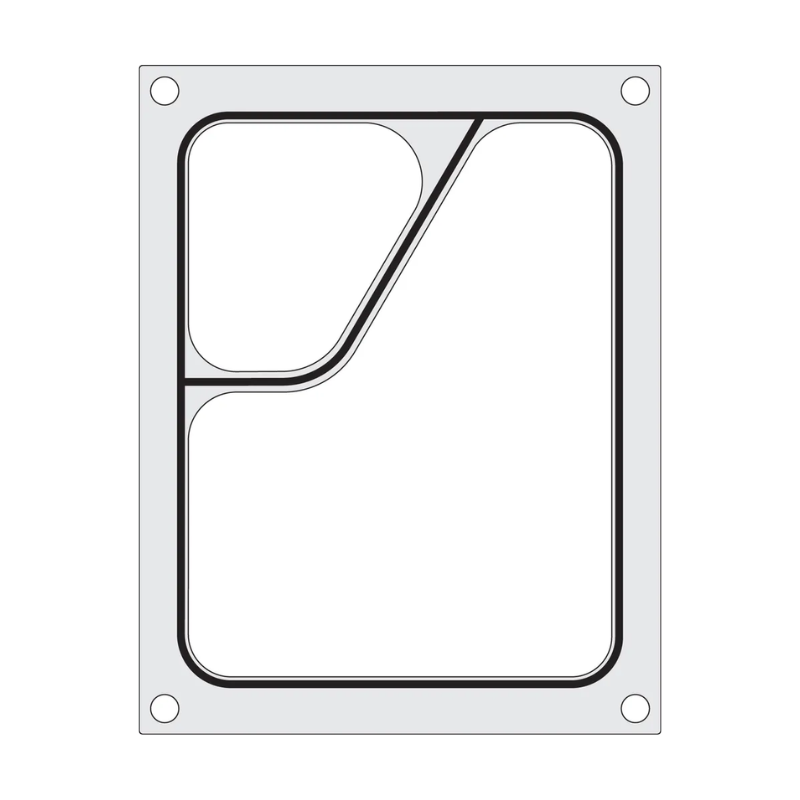 Colt-tiivistysmatriisi käsitiivistimelle - 2 lokeroa - HENDI