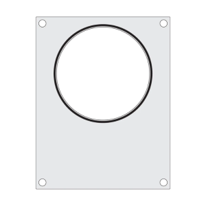 Tiivistysmatriisi manuaaliselle tiivistimelle - 1 pyöreä lokero - HENDI