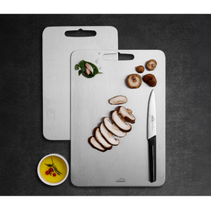 Ruostumaton teräksinen leikkuulauta 18/10 - 200 x 300 mm - Paksuus 2,5 mm