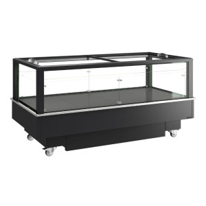 Jääkaappi Pakastin Lasikansi Musta - 427 L - TEFCOLD