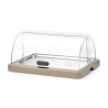 Vitrine Buffet liukukannella UNIQ - Beige - HENDI