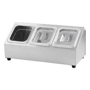 Esittelyteline 3 GN 1/6 -astiaa varten - S 150 mm - Stalgast