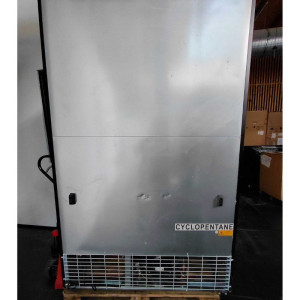 Positiv Kylskåp med Glasdörrar 2 Dörrar Svart - 1000L | CombiSteel